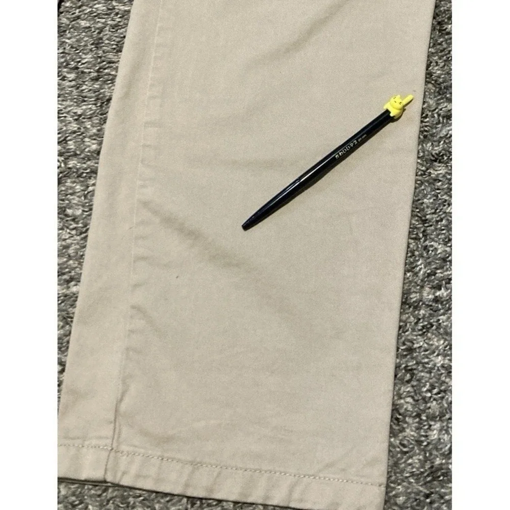 Banana Republic Khaki Chino Pants Men's 40x30 Beige Straight Leg Stretch Casual